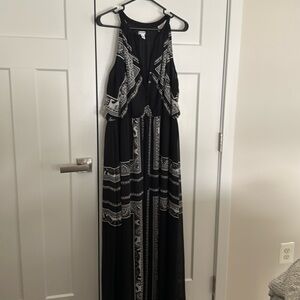 Black and White Maxi Dress